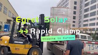 Egret Solar's Solar Mid Clamp Shipments to Germany