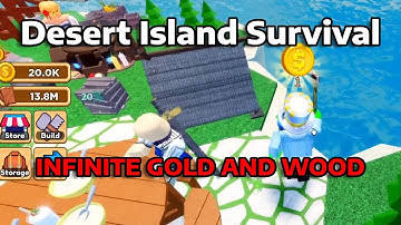 [ROBLOX] Desert Island Survival - INFINITE COINS, ALL GOLD TOOLS, 1000 FLARE GUNS(PASTEBIN 2023)
