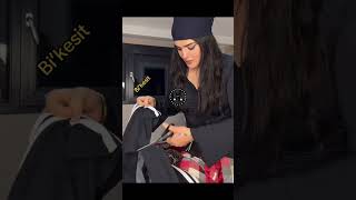 Hülya Mizgin Müconun Kıyafetlerini Kesti