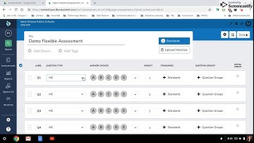 Illuminate:  Multiple Choice Advanced in Flexible Assessment