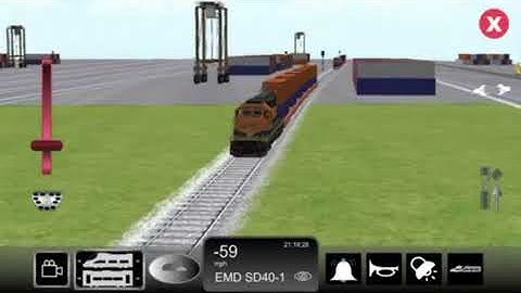 Train Sim. Episode 14- BNSF Freight Runs Port of Call