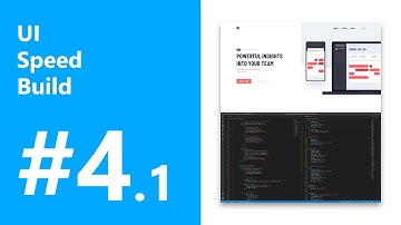 UI Speed Build 4.1 | HTML CSS