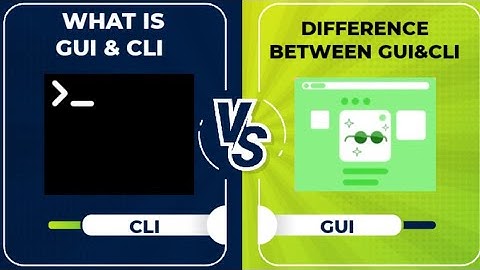 What is CLI and GUI || Difference betweenn CLI and GUI in Hindi || CLI ,GUI short Note 📝