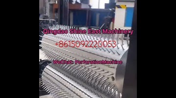 Micro perforation unit #holepunchingmachine  #needlepunch #perforationmachine #perforator #film