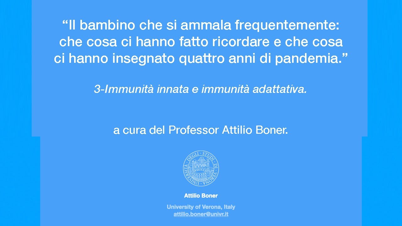 3Immunità innata e immunità adattativa. YouTube