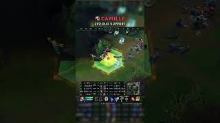 Camille 2v2 DUO SUPPORT | NA Grandmaster Patch 26.12 #shorts