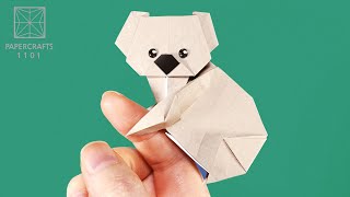 Origami Koala (Yoshihide Momotani) - Paper Folding / Papier Falten / 종이접기 - Paper Crafts 1101 おりがみ