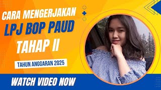 CARA MENGERJAKAN LPJ BOP PAUD TAHAP II TAHUN ANGGARAN 2025 DI APLIKASI SIMBOS BEKASI KOTA !!! CARA MENGERJAKAN LPJ BOP PAUD TAHAP II TAHUN ANGGARAN 2025 DI APLIKASI SIMBOS BEKASI KOTA !!!