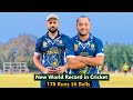 Taimoor mirza  bantu bhai batting new world record 178 runs 36 balls