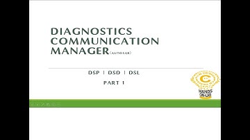 Diagnostic Communication Manager | DCM | AUTOSAR | UDS | ISO14229 | AUTOMOTIVE