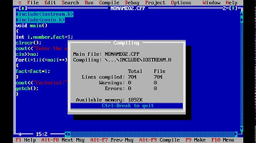 C++ Program to Find Factorial number