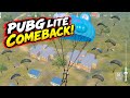 PUBG LITE COMEBACK PUBG MOBILE LITE SOLOVSQUAD GAMEPLAY