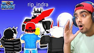 I Defeated *INDRA BOSS* In Sea 3 Blox Fruits Roblox