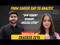 Career Gap To ZETA: Our Cohort Student Success Story