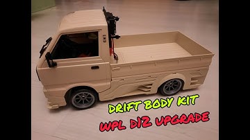 WPL D12 RC upgrade - Drift Truck Body Kit