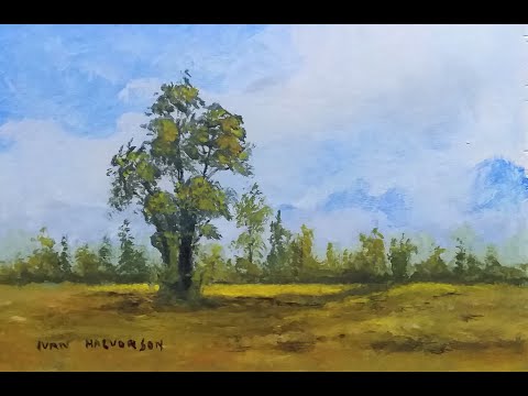 ELM TREE Acrylic Painting Lesson