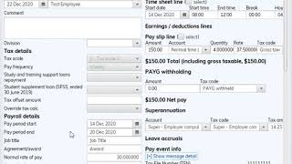 Details Payroll robot calculation rules for a casual on a Saturday Guide