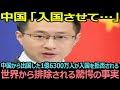 【衝撃】全世界で「中国人排除」開始!経済が崩壊した中国から脱出する1億6300万人が入国拒否の事態に…【海外の反応】