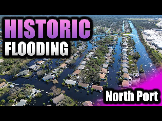 NORTH PORT l Saturday Storms Flood Streets and Cause Lightning Fire