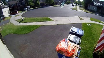 Kid hides from police in Bend, Oregon