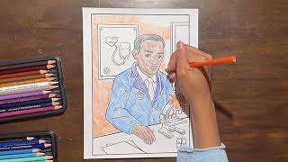 Charles Drew Black History Coloring Page - Black History For Kids