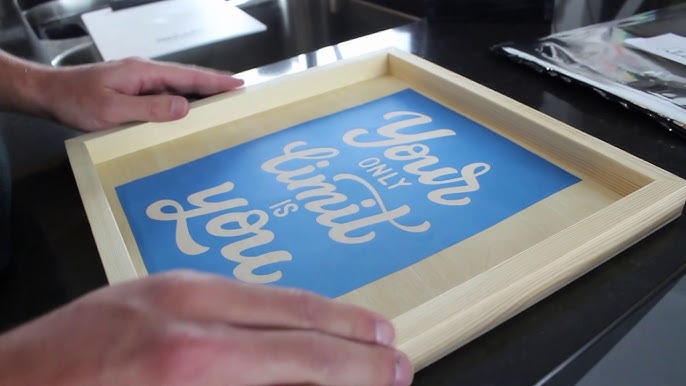 DIY T-Shirt Screen Print Custom Stencils, Preburned Silkscreen Stencil –  EZScreenPrint