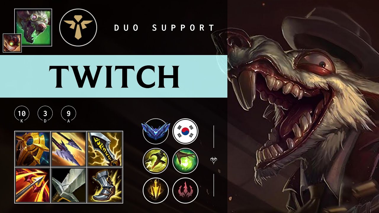 Twitch Support vs Milio - KR Diamond Patch 25.22