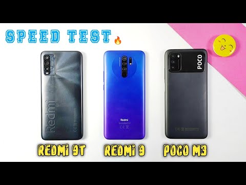 Redmi 9T Vs Redmi 9 Vs Poco M3 Speed Test Comparison🔥🔥🔥