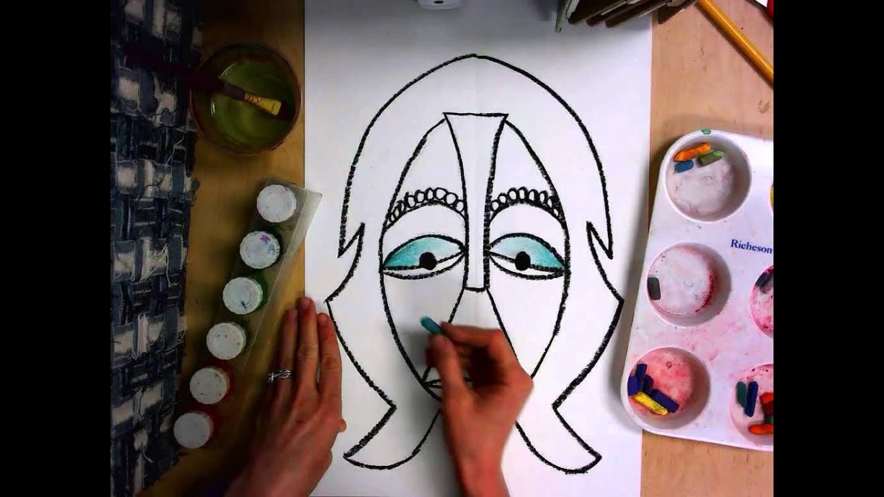 West African Mask Day 2