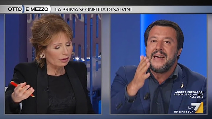 MATTEO SALVINI A OTTO E MEZZO (LA7, 08.05.2019)