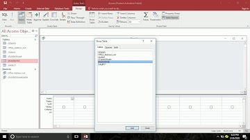 Ms access 2016 tutorial for beginners -part 12 || query database || ms access 2016 Lecture 12
