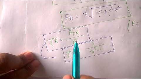 Numerical MV55 Based on Vibration Measurement and Finding Damped Frequency of System