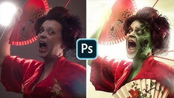 Zombie Geisha – Photoshop Manipulation Tutorial
