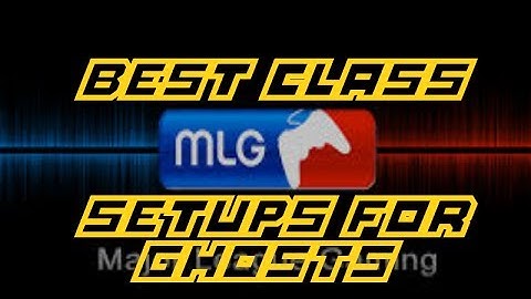 Ghosts MLG Class setups! W/Charger vL