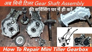 Mini Tiller Gearbox Not Working | Gear Shaft Assembly Service