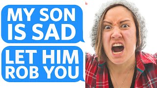 Karen REFUSES to pay for MERCHANDISE her SON tried TO STEAL.. cuz her Son Is SAD  Reddit Podcast