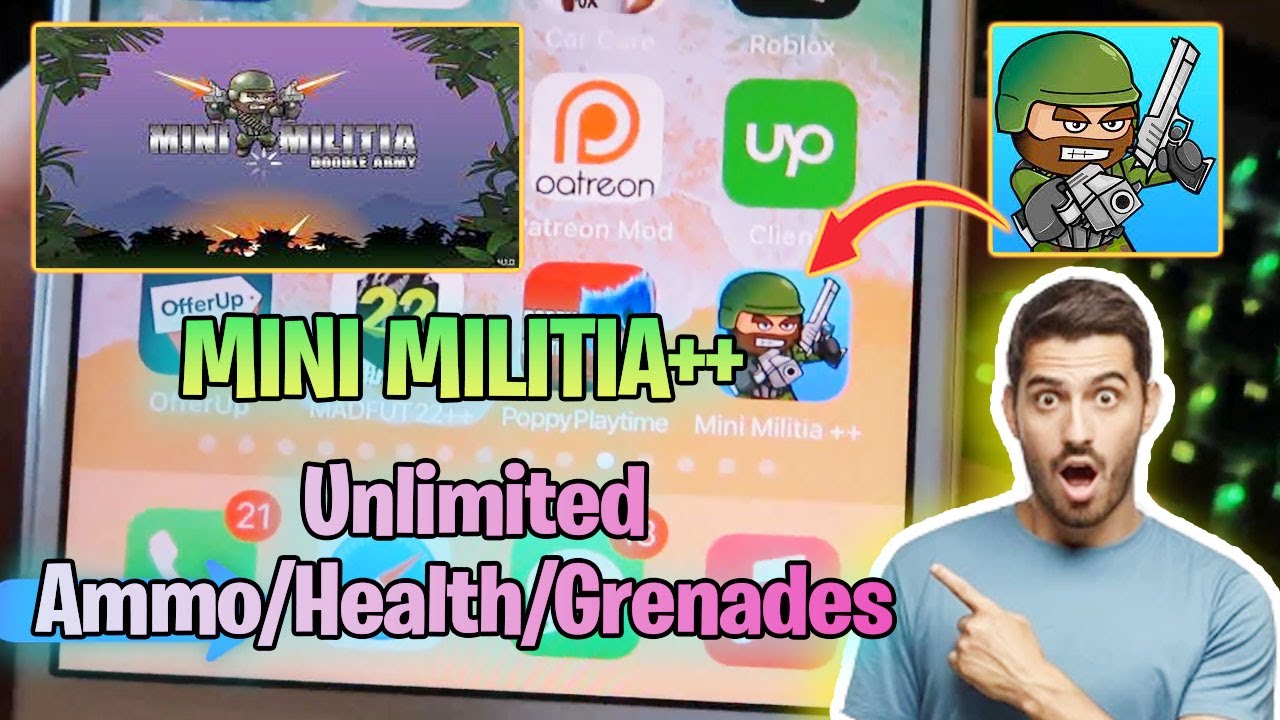 Mini Militia Mod Menu 2022 For iOS iPhone Android [FREE