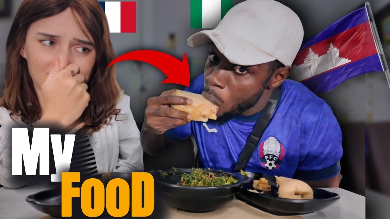 Cambodian🇰🇭 Food Meets Nigerian 🇳🇬Fufu 🍲 Khmer Language Challenge!