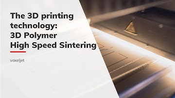 Polymer 3D printing Process High Speed Sintering (HSS)