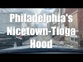 Driving Tour Philadelphia's Nicetown-Tioga Hood | Abandoned Houses & Trash Litter Streets (Narrated)