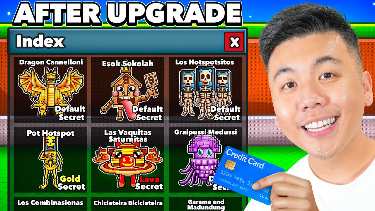 I Upgraded My SUBSCRIBERS Accounts in Steal a Brainrot!