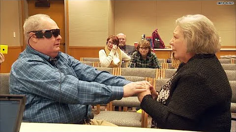 Watch a blind man see with bionic eyes