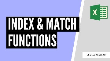INDEX and MATCH Functions - Explained Easy | Video #14