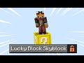Minecraft Skyblock but a Lucky Block spawns every 60 seconds...