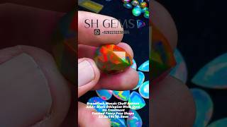 Natural Opal Broadflash Mosaic Chaff Pattern Untreated 19.7Ct 23.5x19x10.5mm #Opals #Kalimaya Natural Opal Broadflash Mosaic Chaff Pattern Untreated 19.7Ct 23.5x19x10.5mm #Opals #Kalimaya