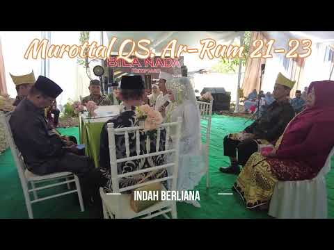 Langka! Mempelai Wanita Qiroat di Acara Pernikahannya Sendiri, Indah Berliani
