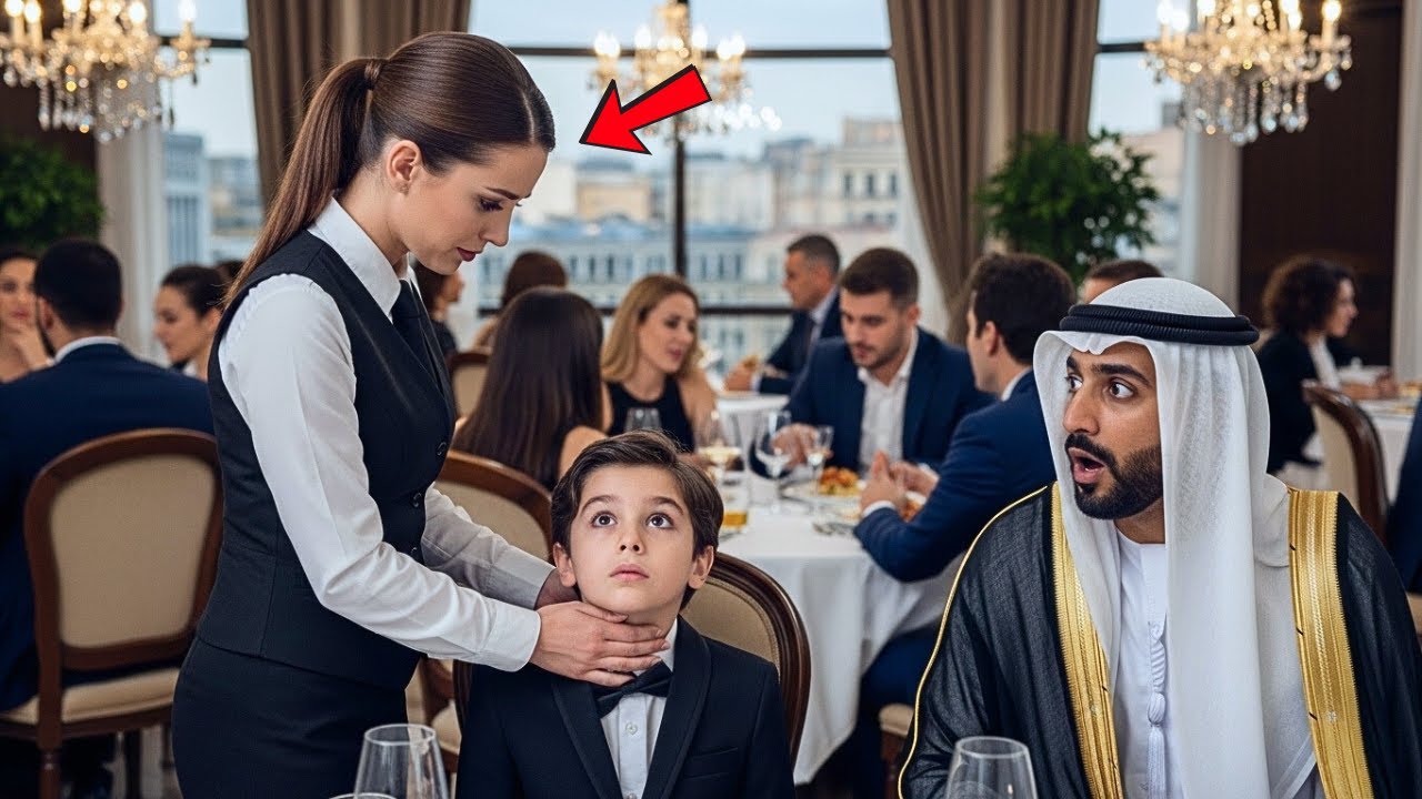 FIUL DVS. N-A VORBIT NICIODATĂ... DAR DOAR CÂND CHELNERIȚA I-A ATINS GÂTUL, MILIARDARUL A ÎNGHEȚAT.