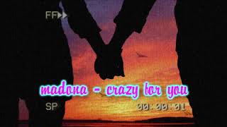 madona - crazy for you (slowed + reverb)