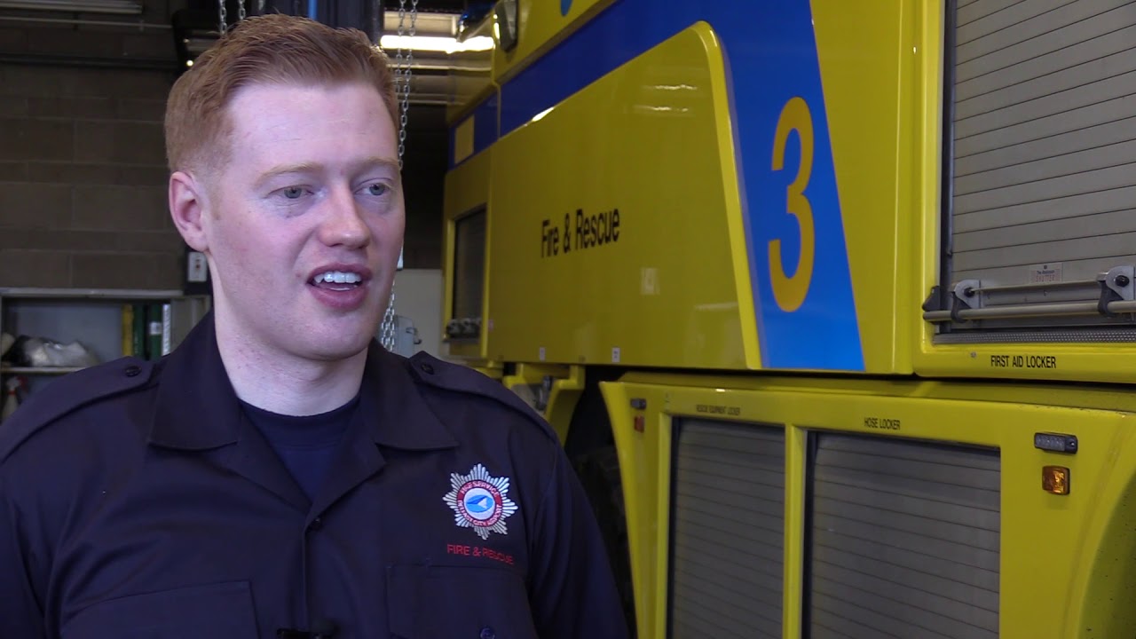 Belfast City Airport High Flyers Apprenticeship programme: Neal Rice, Aviation Firefighter