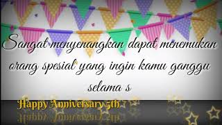 Kata Anniversary LDR - Mas Angga Channel